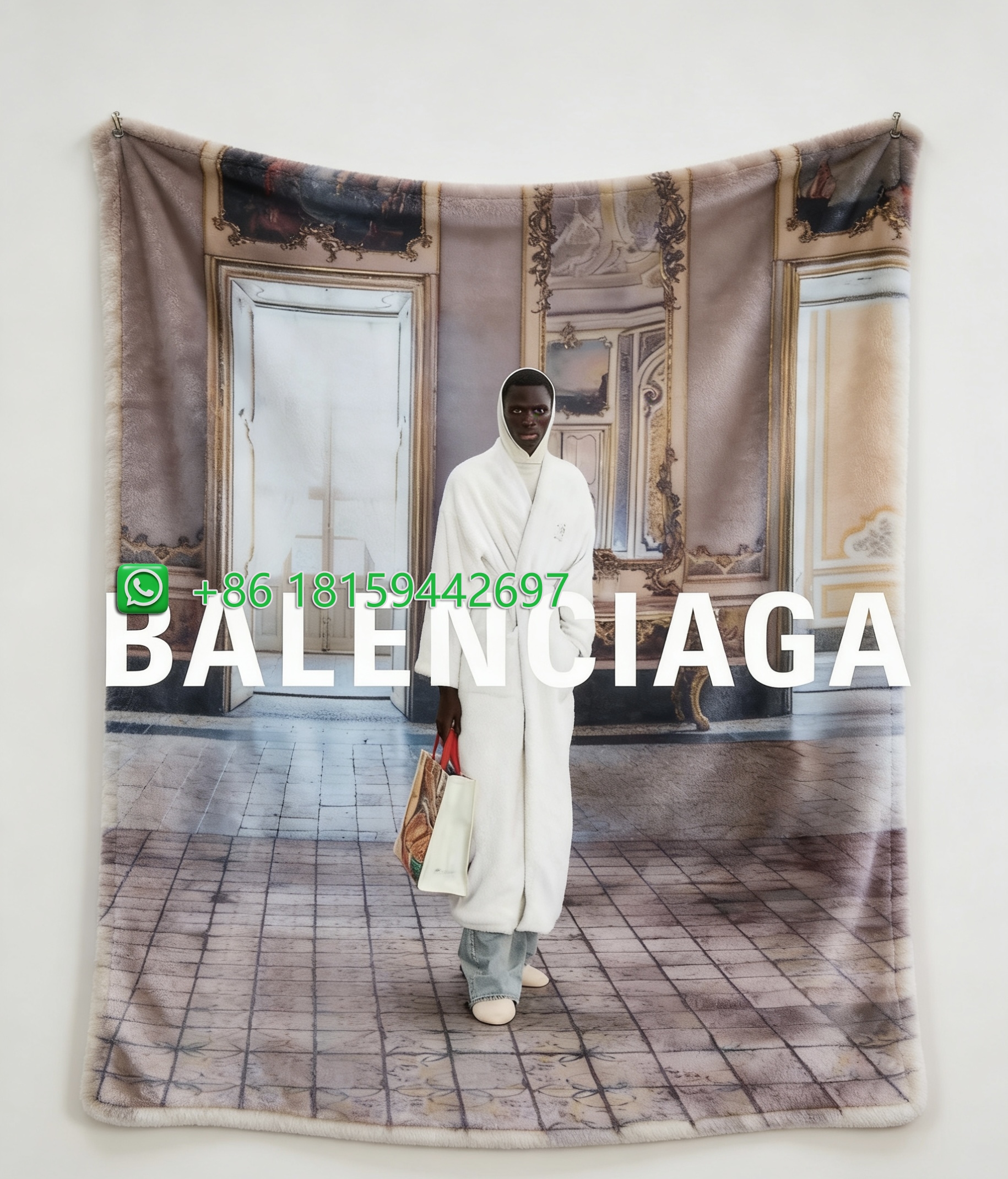 Balenciaga Throw Blankets
